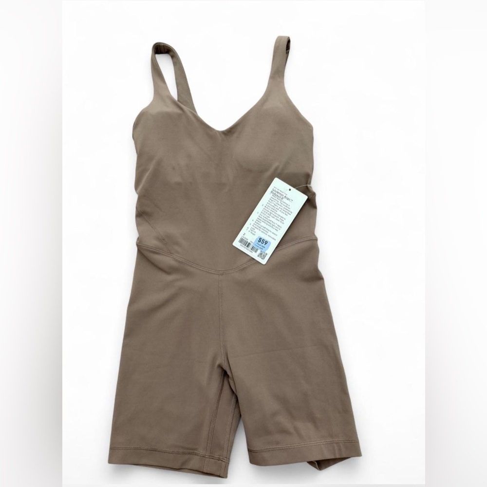 Lululemon align romper 
color: taupastic 
brand new with tags 
size 2